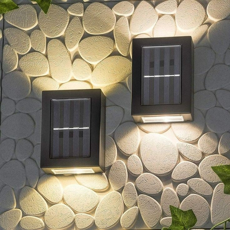 Solar Wall Light : Unique Up And Down Lights
